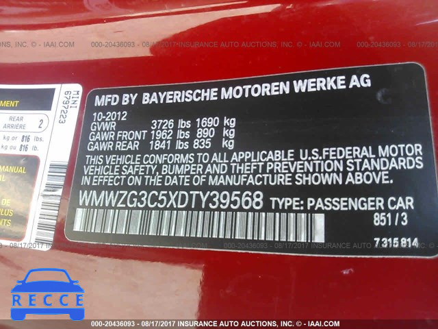 2013 Mini Cooper S CLUBMAN WMWZG3C5XDTY39568 image 8