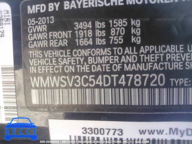 2013 Mini Cooper S WMWSV3C54DT478720 image 8