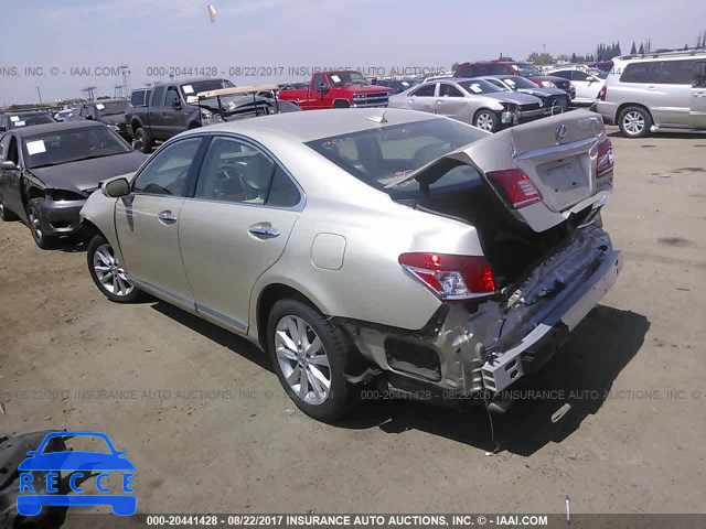 2011 Lexus ES JTHBK1EG3B2441058 зображення 2