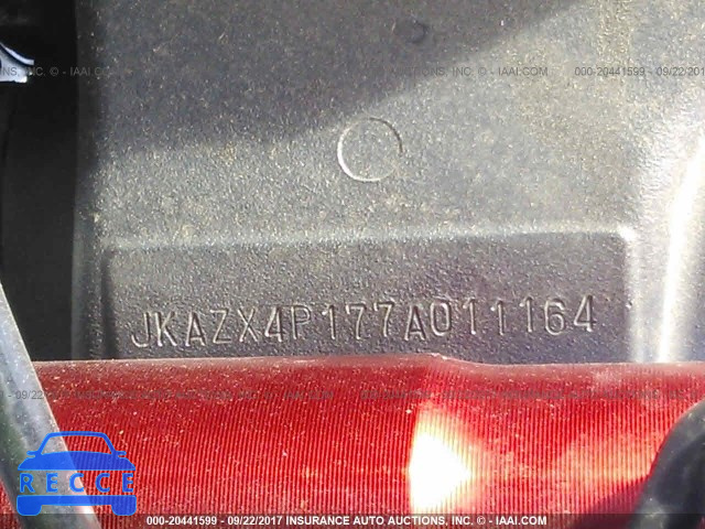 2007 Kawasaki ZX600 JKAZX4P177A011164 зображення 9