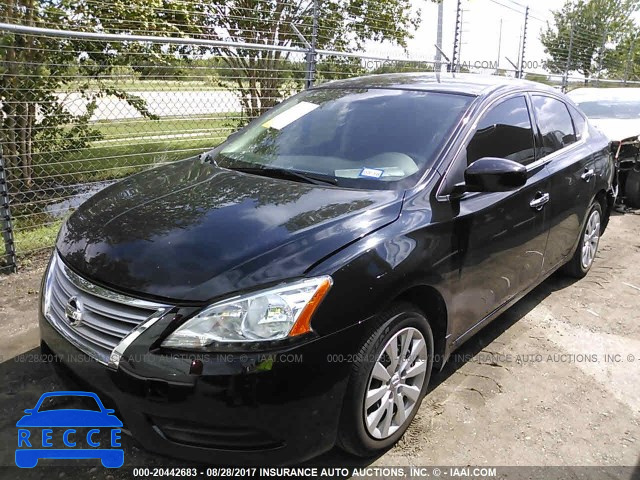 2015 Nissan Sentra 3N1AB7AP8FL659896 image 1