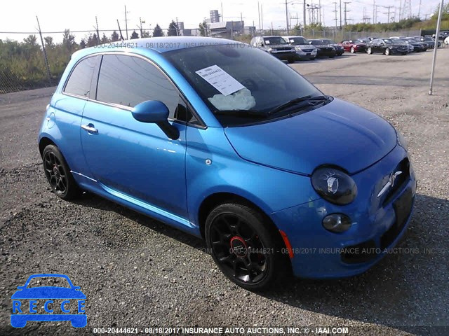2015 Fiat 500 3C3CFFBR6FT625545 зображення 0