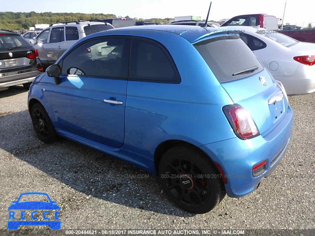 2015 Fiat 500 3C3CFFBR6FT625545 image 2