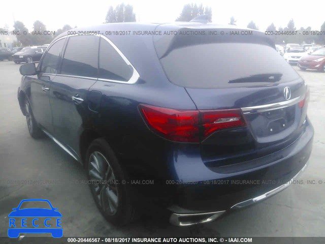 2017 ACURA MDX TECHNOLOGY 5FRYD4H5XHB001148 image 2