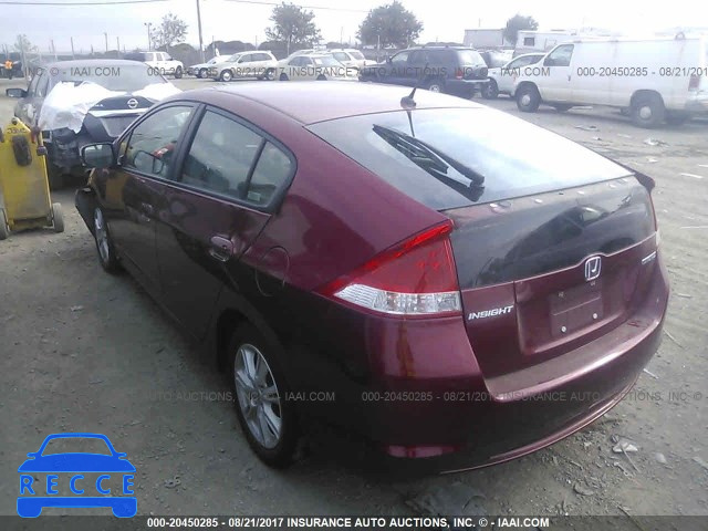 2010 Honda Insight EX JHMZE2H79AS019981 image 2