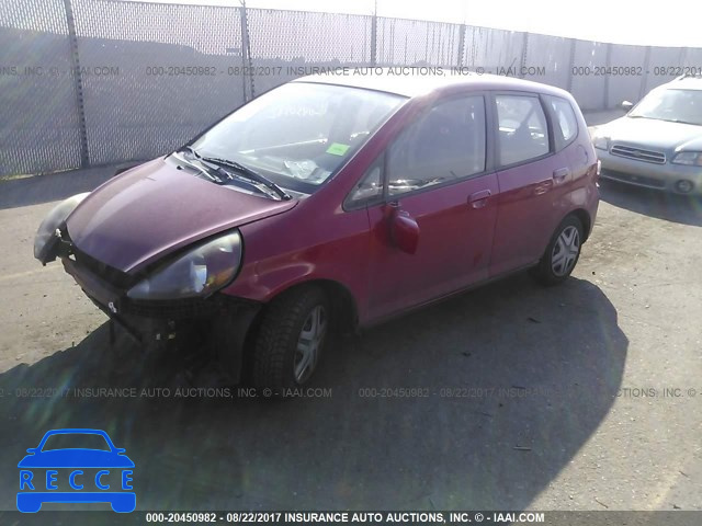 2008 Honda FIT JHMGD38498S043455 image 1