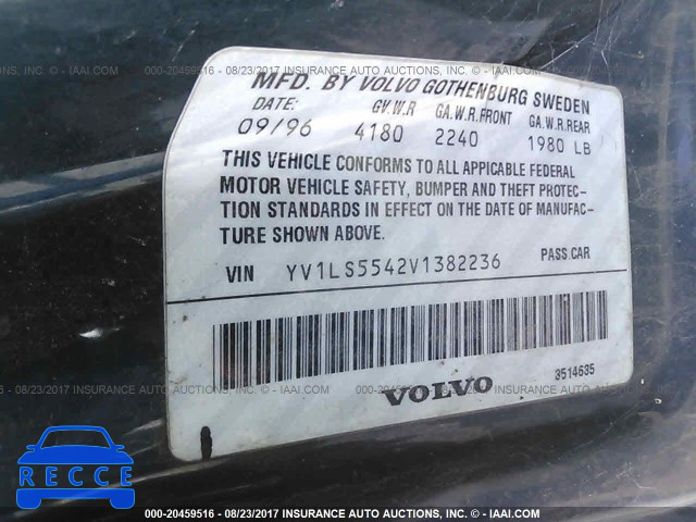 1997 Volvo 850 YV1LS5542V1382236 зображення 8