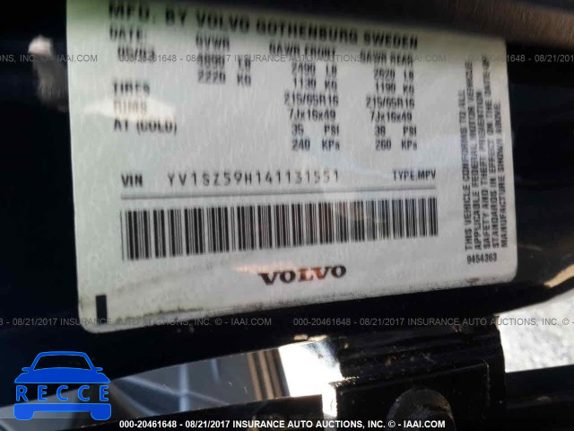 2004 Volvo XC70 YV1SZ59H141131551 image 8