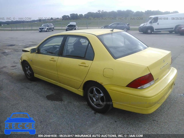 2002 Mitsubishi Lancer JA3AJ86EX2U022634 зображення 2