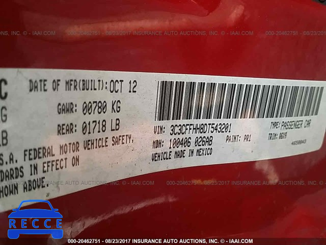 2013 Fiat 500 SPORT 3C3CFFHH8DT543201 Bild 8