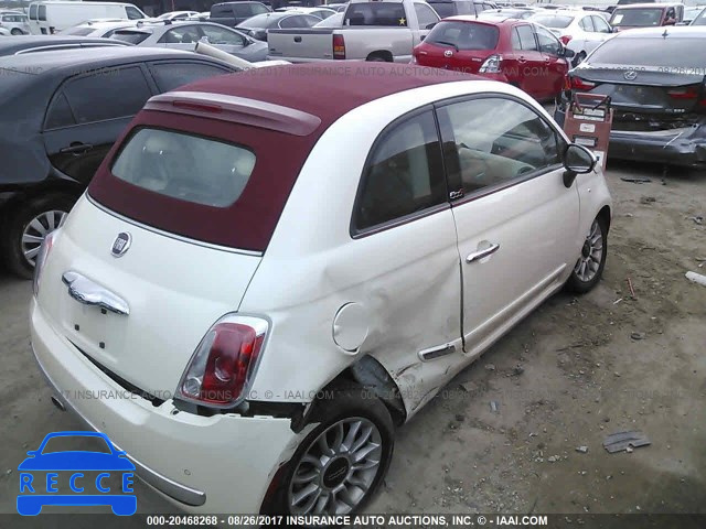 2015 Fiat 500 LOUNGE 3C3CFFER1FT507690 зображення 3