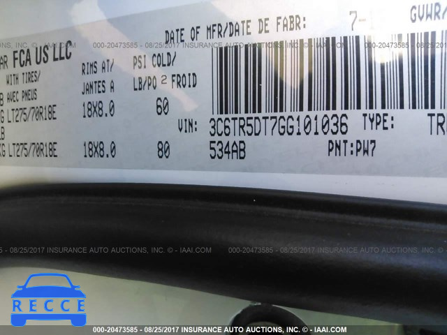 2016 RAM 2500 3C6TR5DT7GG101036 image 8