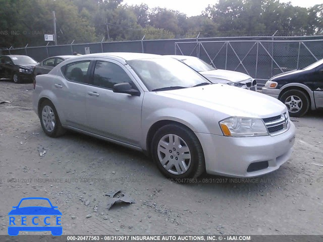 2012 Dodge Avenger 1C3CDZAB2CN325363 зображення 0