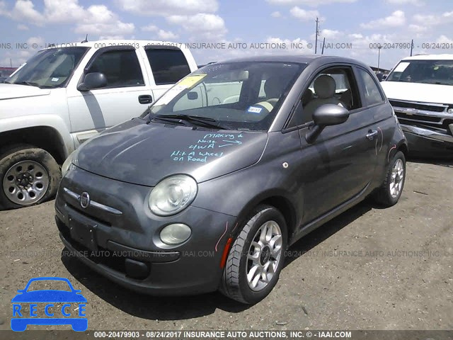 2012 Fiat 500 3C3CFFAR9CT112612 image 1