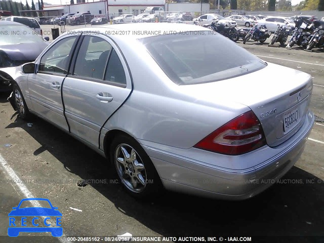 2004 Mercedes-benz C 240 WDBRF61J14A597674 image 2