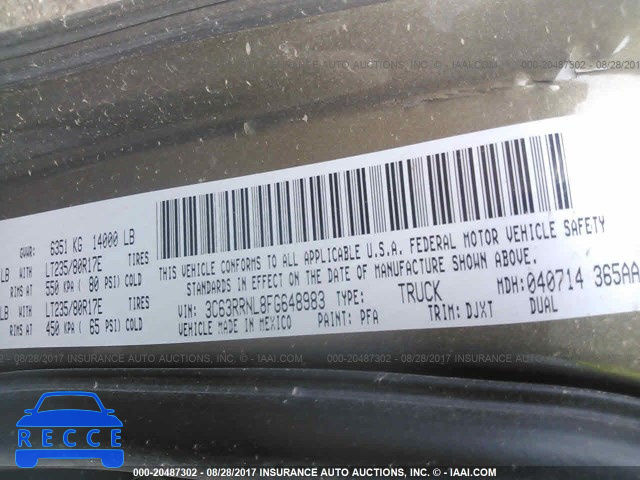 2015 RAM 3500 3C63RRNL8FG648983 image 8