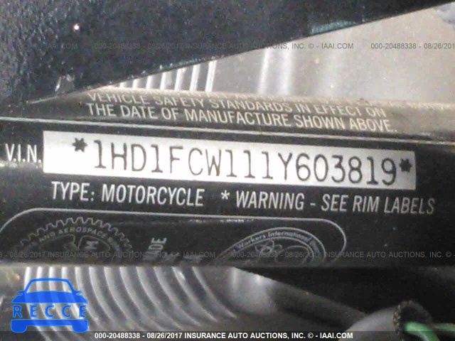 2001 Harley-davidson FLHTCUI 1HD1FCW111Y603819 зображення 9