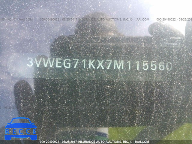 2007 Volkswagen Jetta 3VWEG71KX7M115560 Bild 8