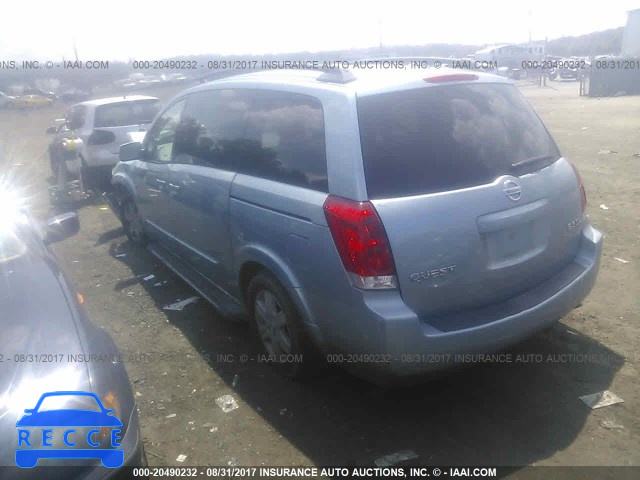 2004 Nissan Quest 5N1BV28U34N328207 image 2