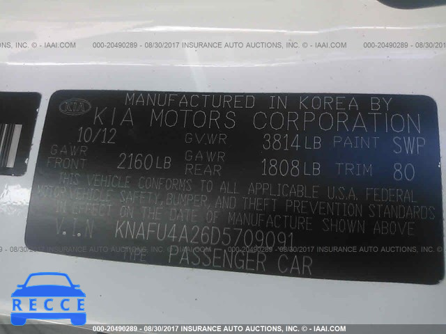 2013 KIA Forte KNAFU4A26D5709091 image 8