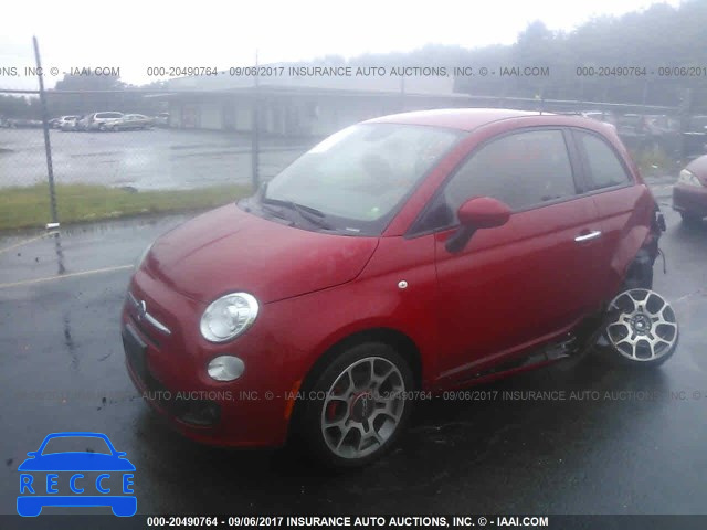 2015 Fiat 500 3C3CFFBR5FT523430 image 1