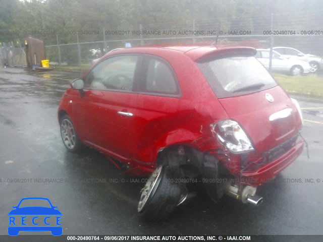 2015 Fiat 500 3C3CFFBR5FT523430 image 2