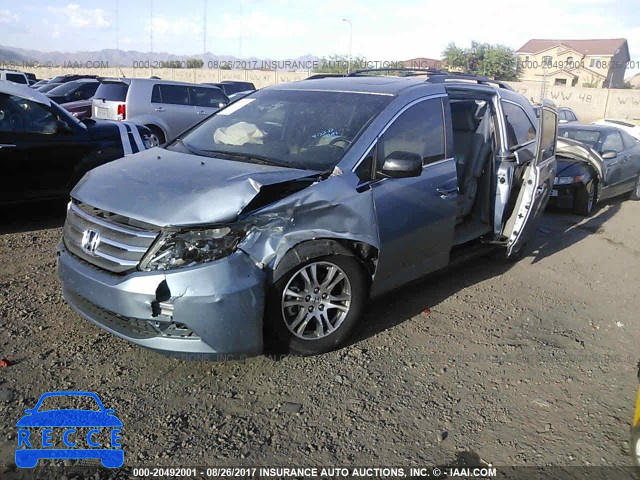 2013 Honda Odyssey EXL 5FNRL5H66DB017719 зображення 1