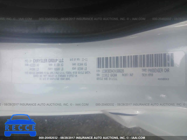 2012 Chrysler 200 1C3BCBEB4CN168628 image 8