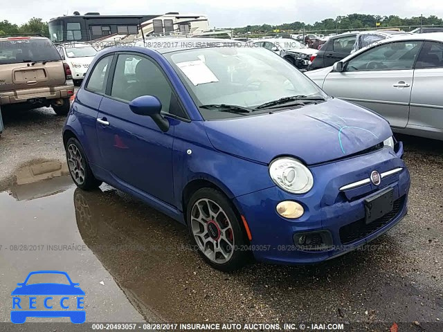 2012 Fiat 500 3C3CFFBRXCT366361 зображення 0