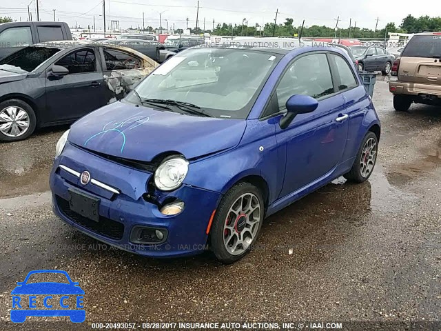 2012 Fiat 500 3C3CFFBRXCT366361 зображення 1