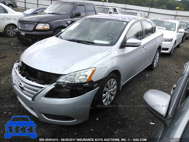 2014 Nissan Sentra 1N4AB7AP4EN853035 зображення 1