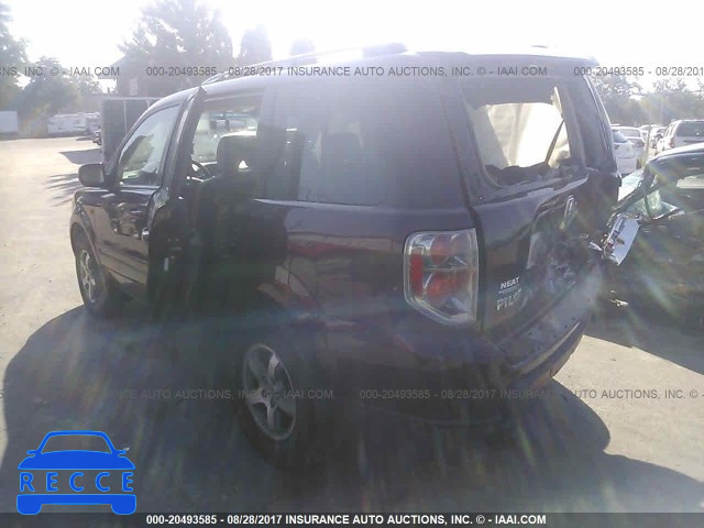 2007 HONDA PILOT EXL 2HKYF18657H532311 Bild 2