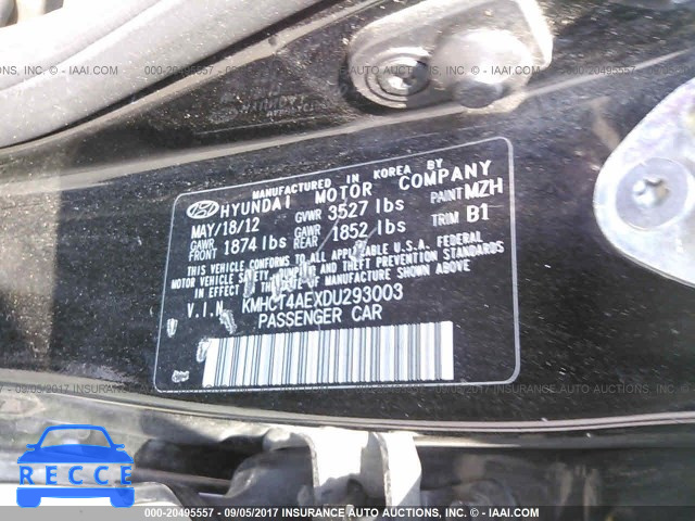 2013 Hyundai Accent KMHCT4AEXDU293003 image 8