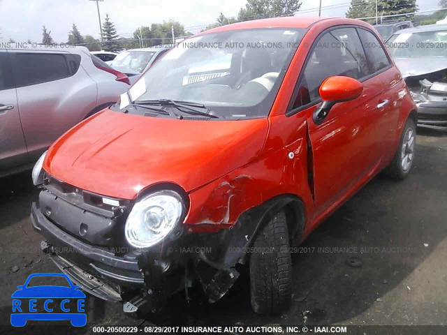 2016 Fiat 500 EASY 3C3CFFKR9GT168859 зображення 1