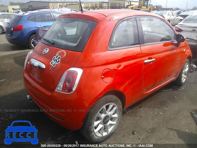 2016 Fiat 500 EASY 3C3CFFKR9GT168859 зображення 3