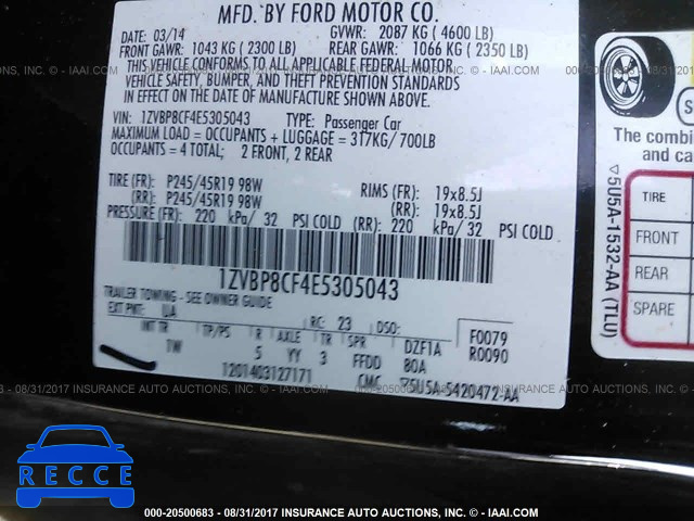 2014 Ford Mustang 1ZVBP8CF4E5305043 image 8