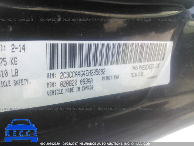 2014 Chrysler 300 2C3CCAAG4EH235692 image 8