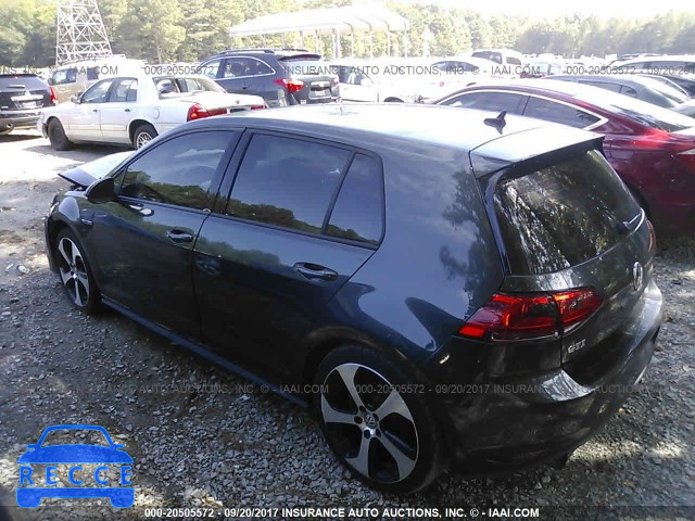 2016 Volkswagen GTI 3VW4T7AU8GM018317 image 2