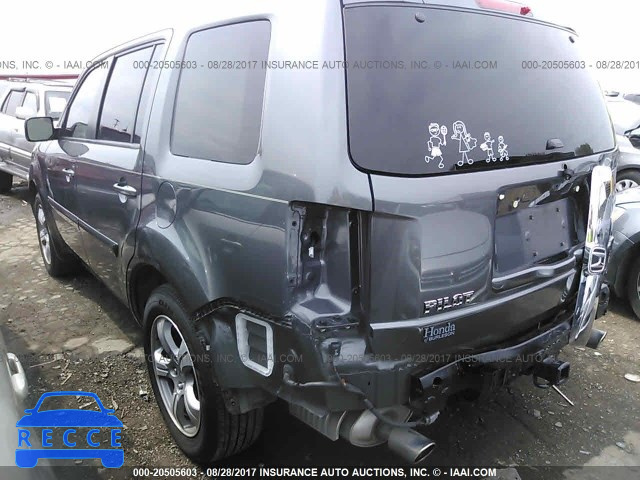 2012 Honda Pilot EXL 5FNYF3H52CB032344 image 2