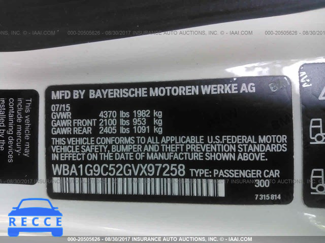 2016 BMW 228 WBA1G9C52GVX97258 Bild 8