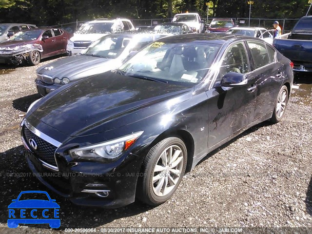 2014 Infiniti Q50 PREMIUM/SPORT JN1BV7AR6EM694714 зображення 1