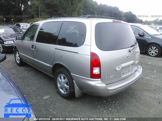 2002 Nissan Quest GXE 4N2ZN15T92D817932 image 2