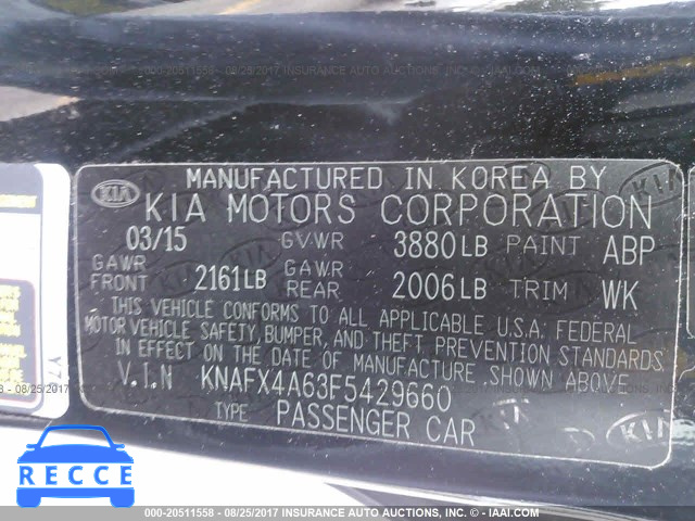 2015 KIA Forte KNAFX4A63F5429660 image 8