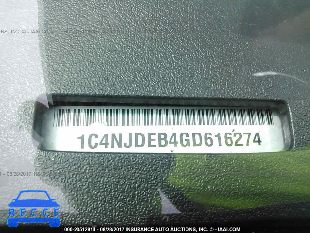 2016 Jeep Compass 1C4NJDEB4GD616274 image 8