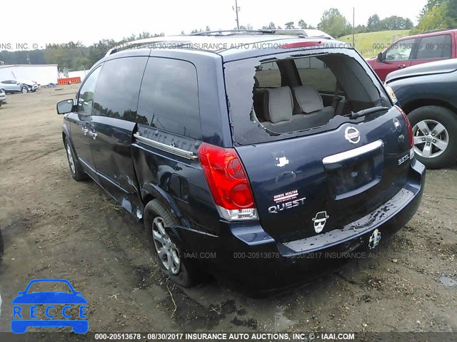 2007 Nissan Quest S/SE/SL 5N1BV28U67N143167 Bild 5