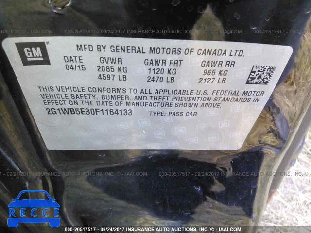 2015 Chevrolet Impala Limited LT 2G1WB5E30F1164133 image 8