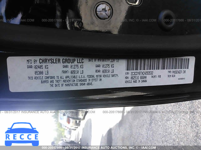 2012 Dodge Challenger R/T 2C3CDYBTXCH293532 image 8