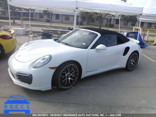 2014 Porsche 911 TURBO CABRIOLET WP0CD2A97ES173441 зображення 1