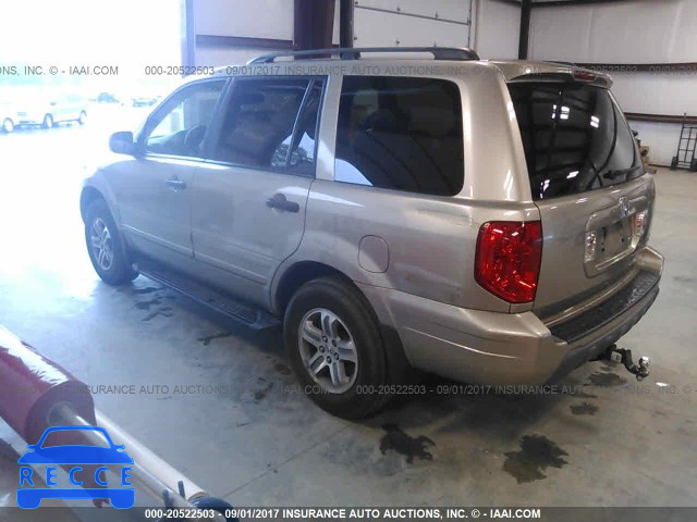 2005 Honda Pilot EXL 2HKYF18705H571765 image 2