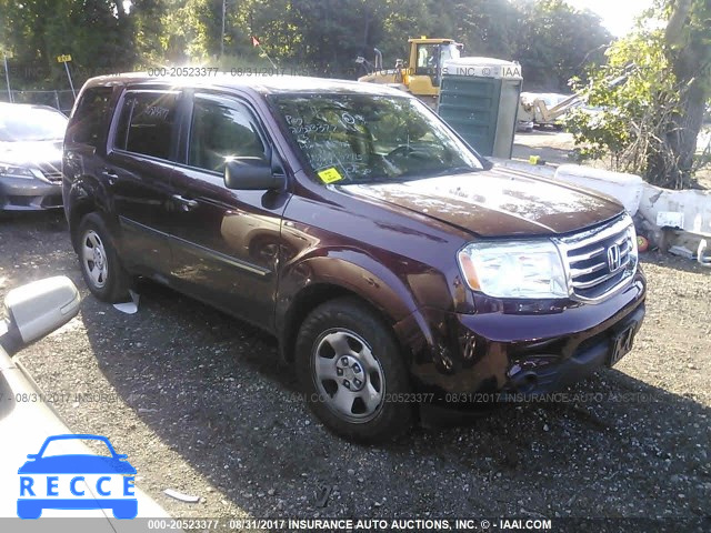 2013 HONDA PILOT 5FNYF4H2XDB024585 image 0